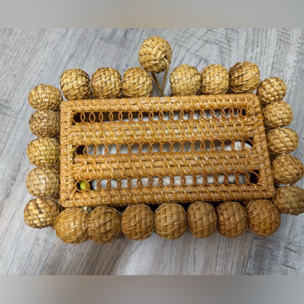Cult Gaia Woven Clutch